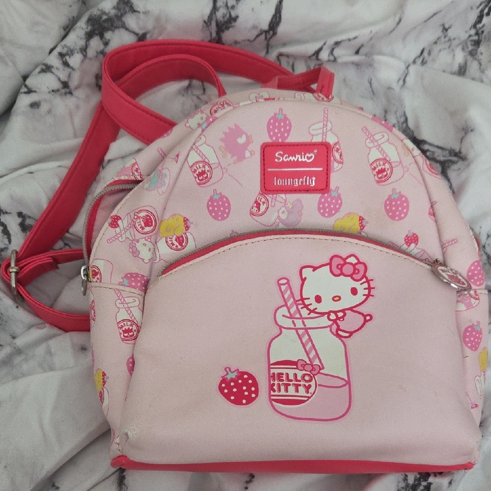 Sanrio Loungefly Pink Hello Kitty Mini Backpack